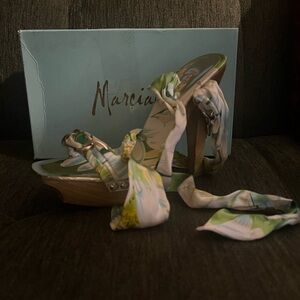 Marciano Floral Heels